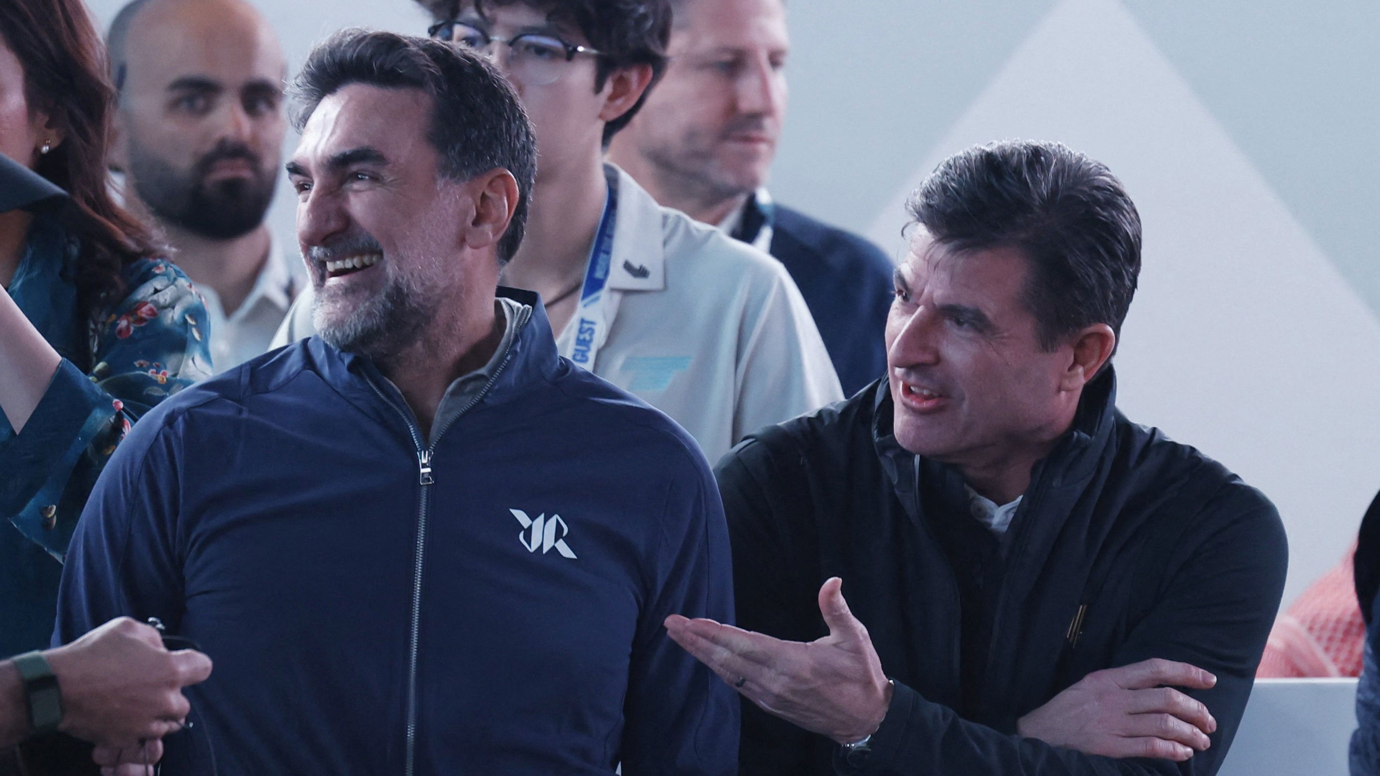 LIV Golf's chairman Yasir Al-Rumayyan and commissioner Scott O'Neil