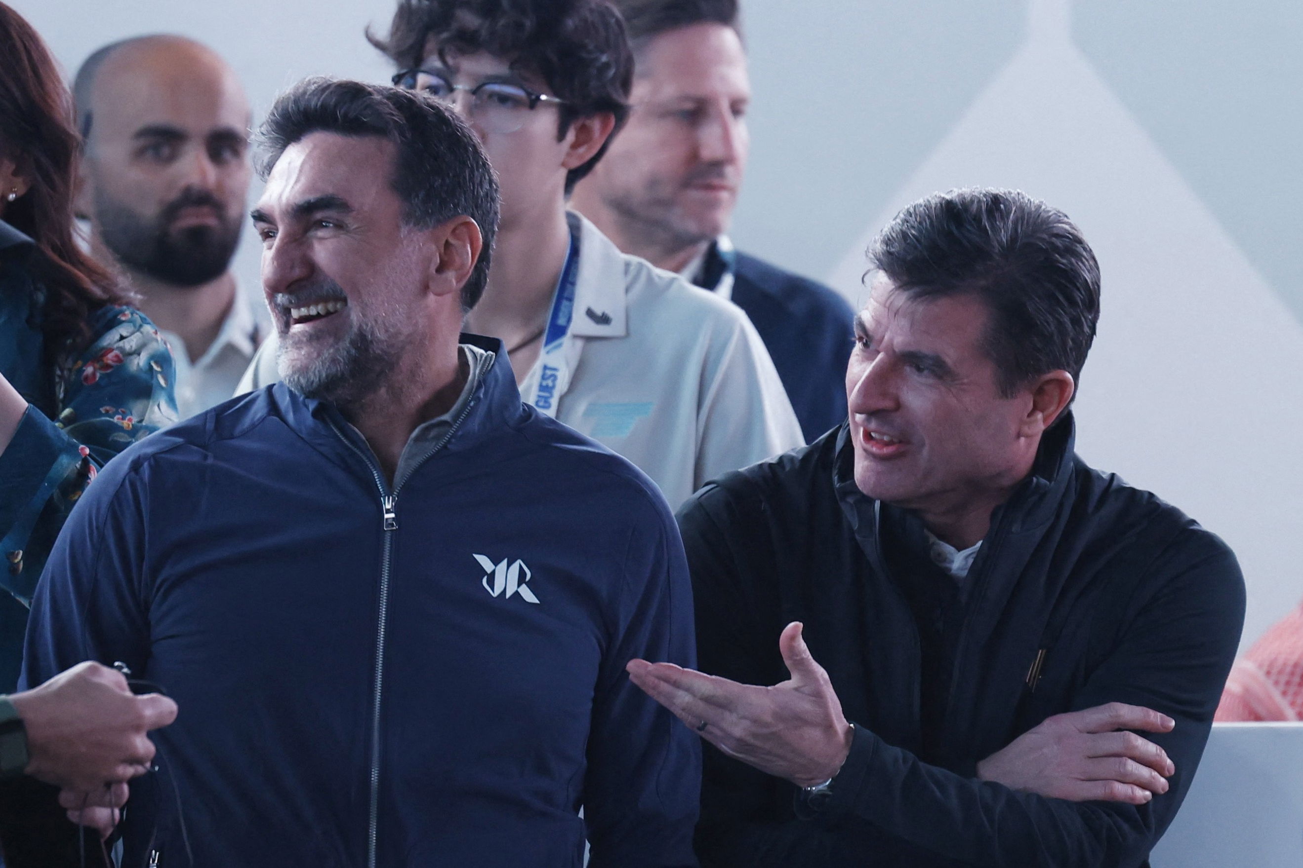 LIV Golf's chairman Yasir Al-Rumayyan and commissioner Scott O'Neil