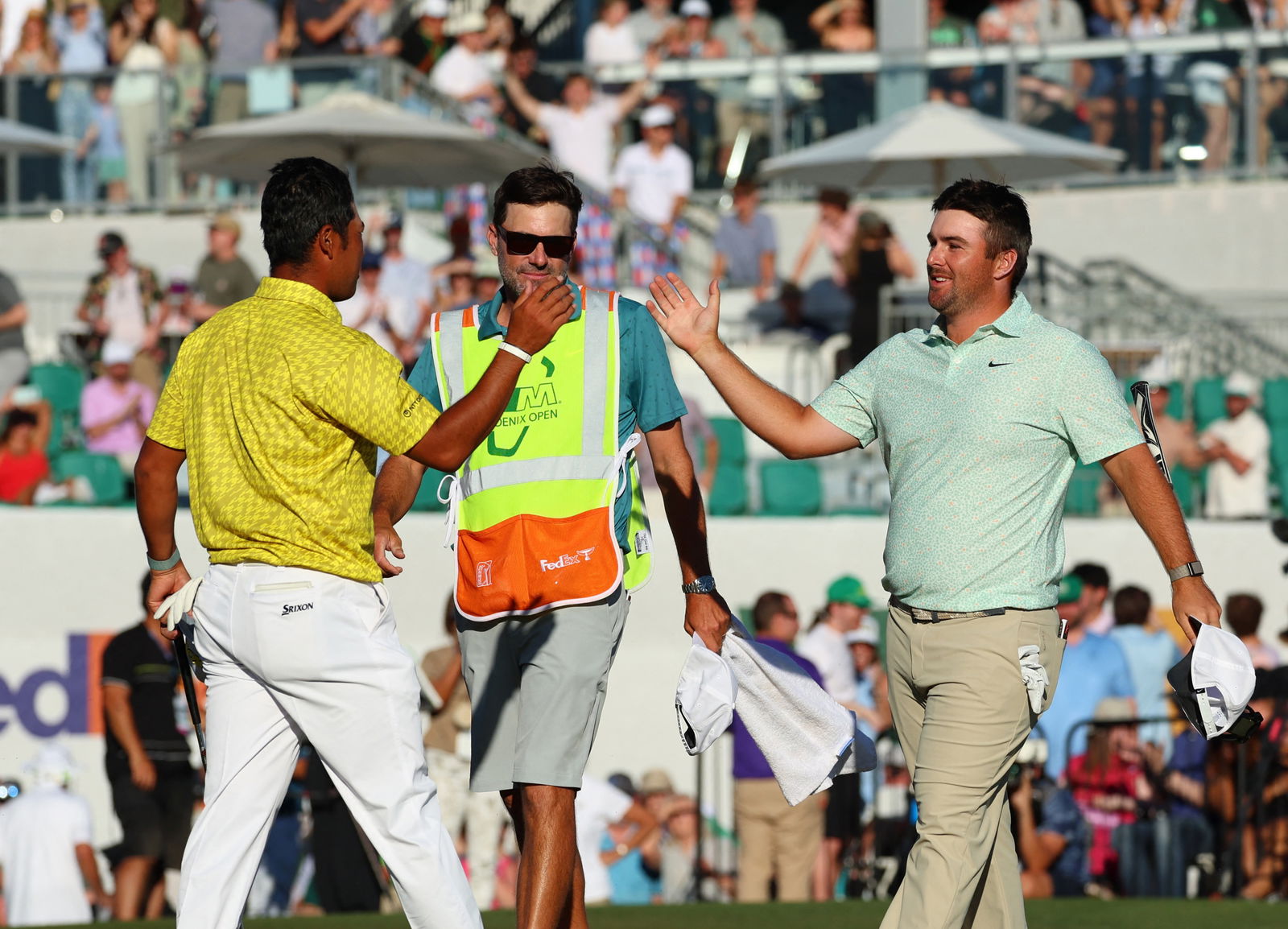 Hideki Matsuyama was beaten by Chris Gotterup in a play-off at the WM Phoenix Open