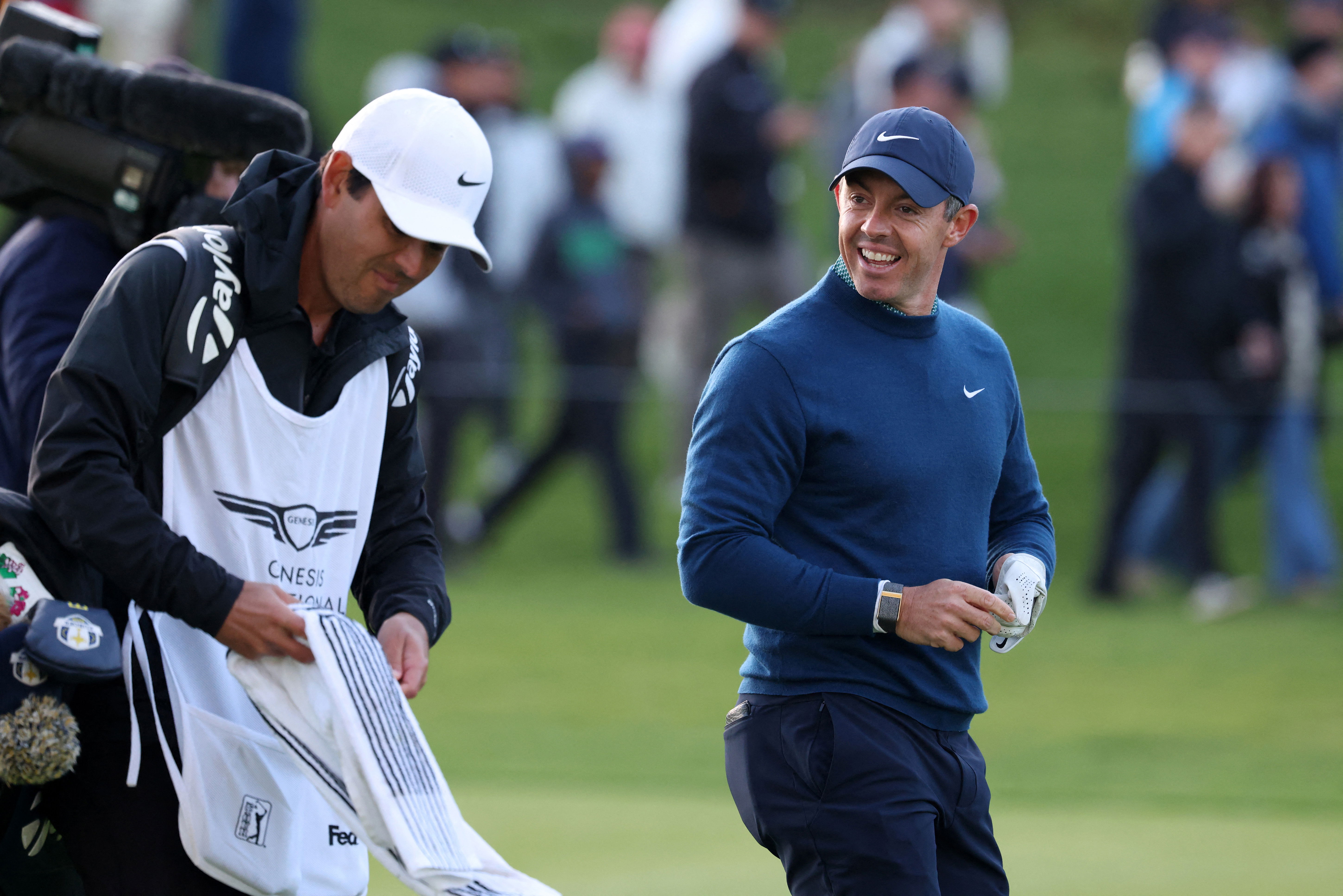 Rory McIlroy and caddie Harry Diamond