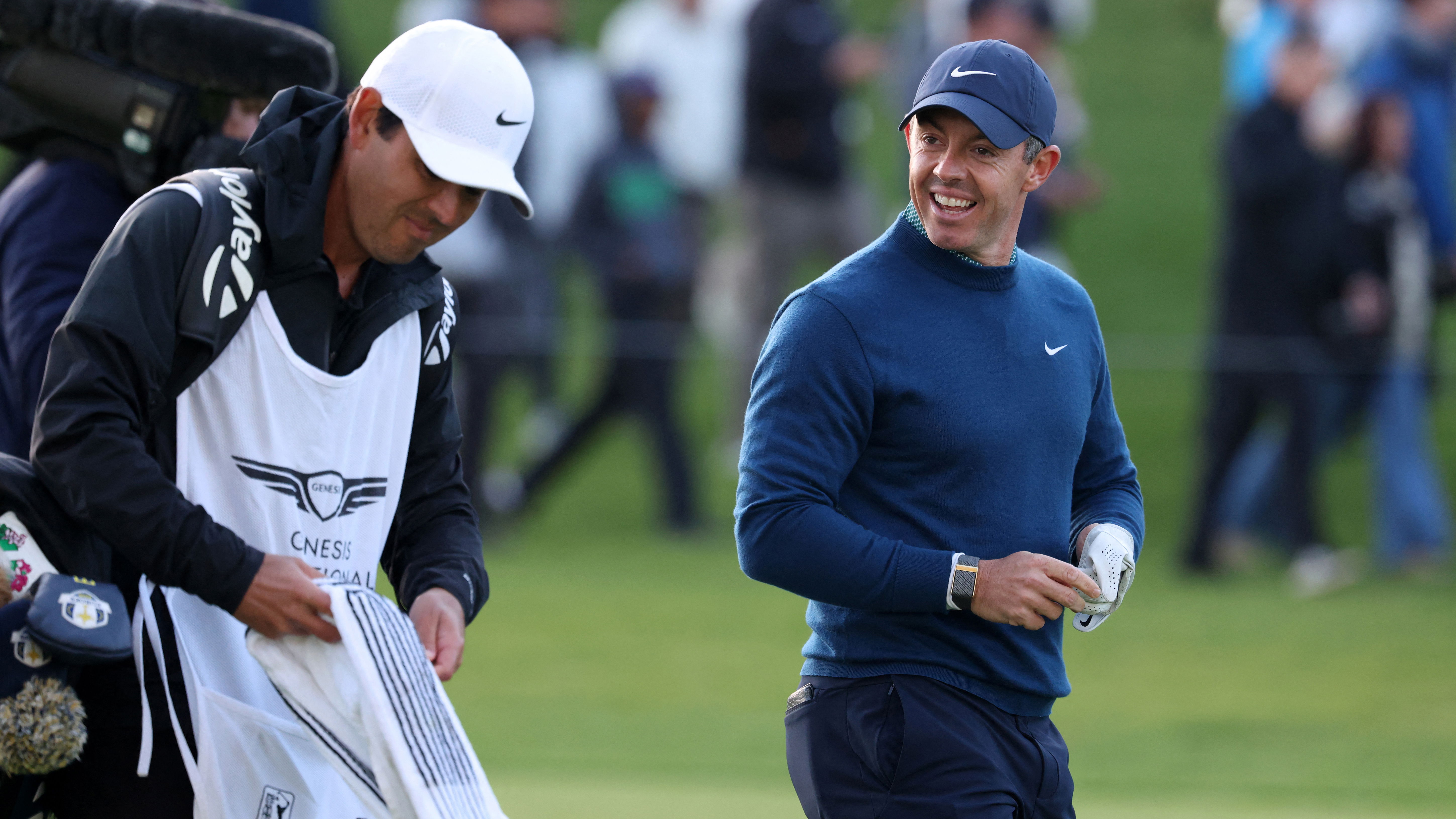 Rory McIlroy and caddie Harry Diamond