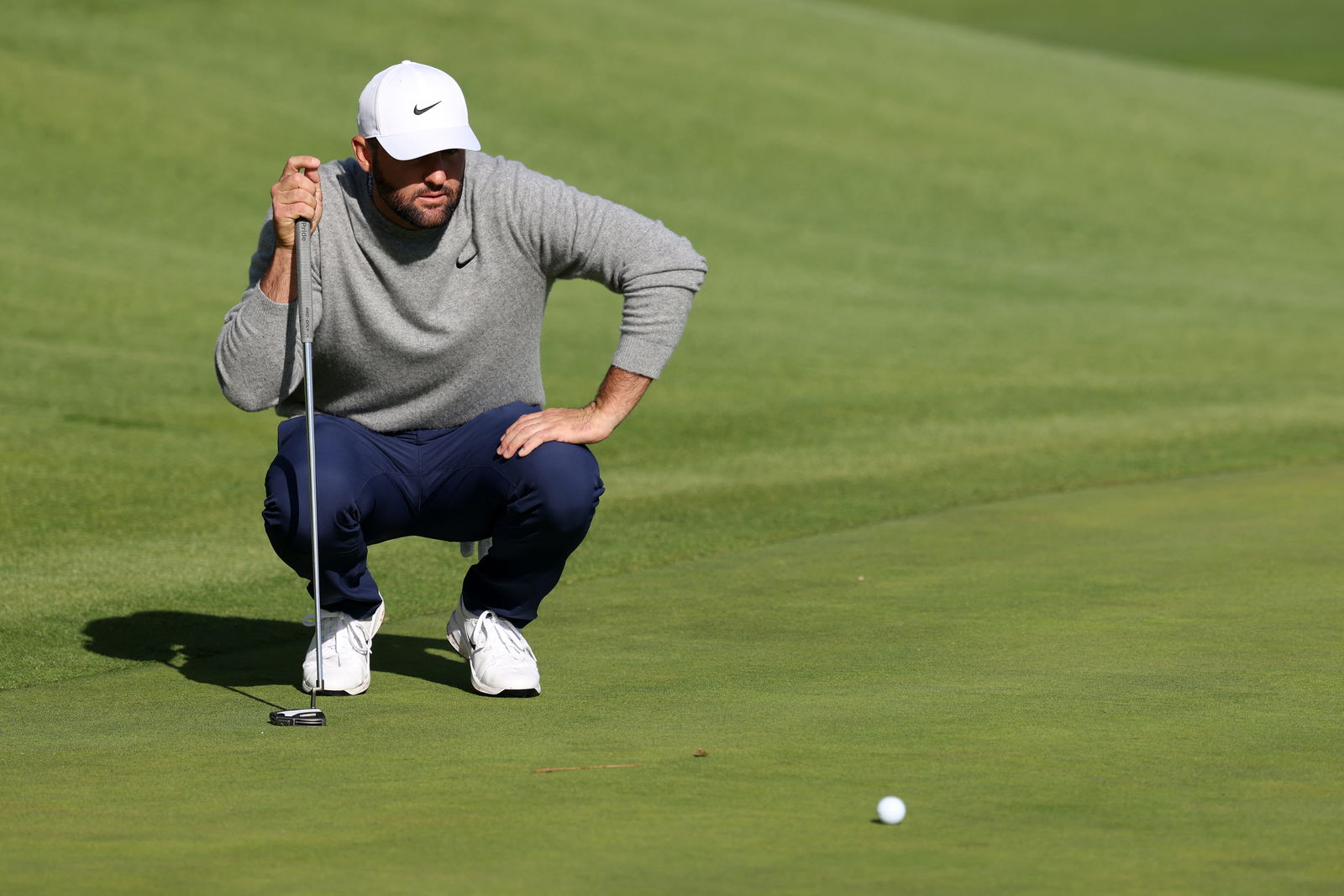 Scheffler played his first 10 holes in 5-over par