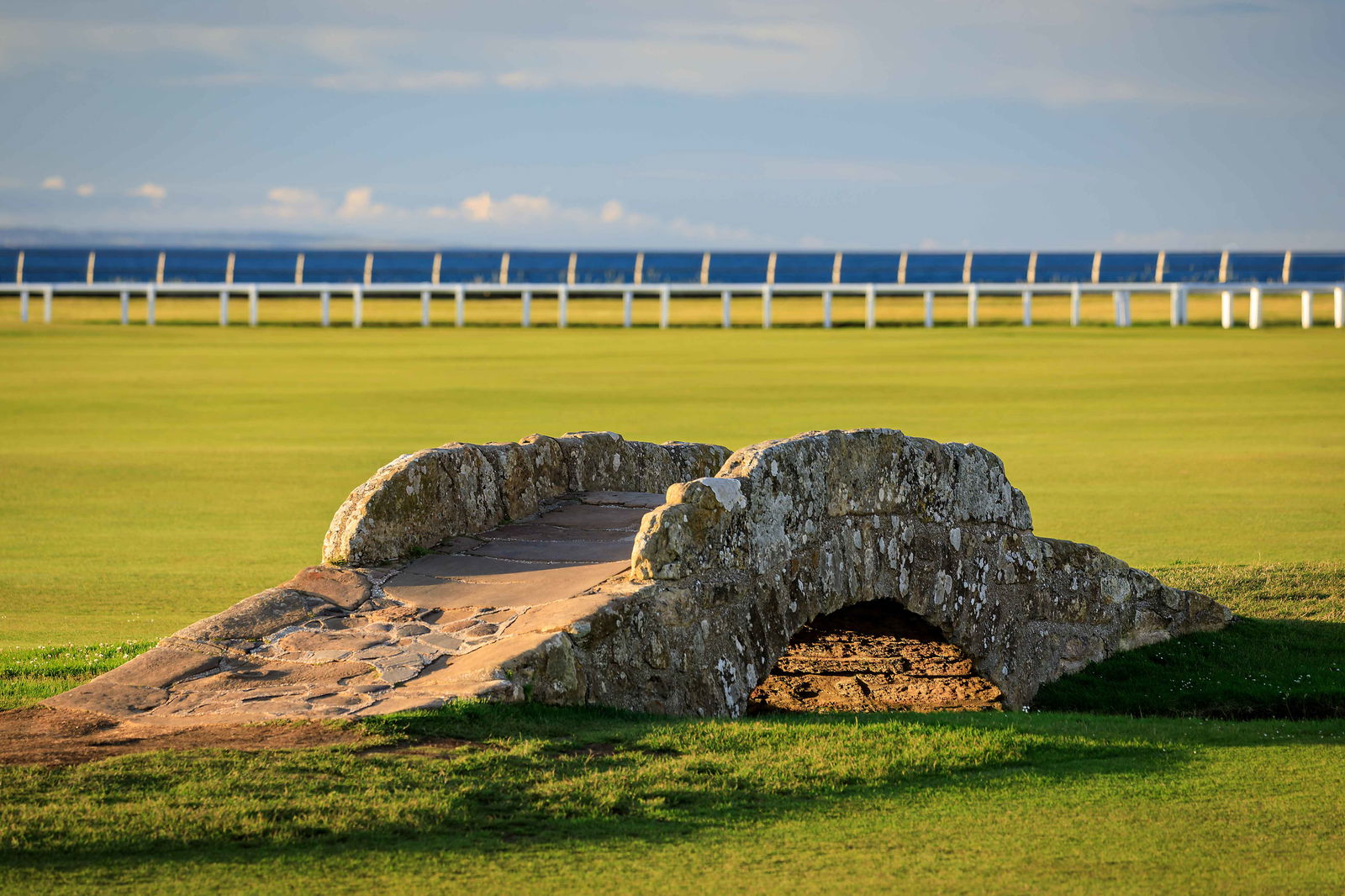 The famous Swilcan Bridge at the Old Course