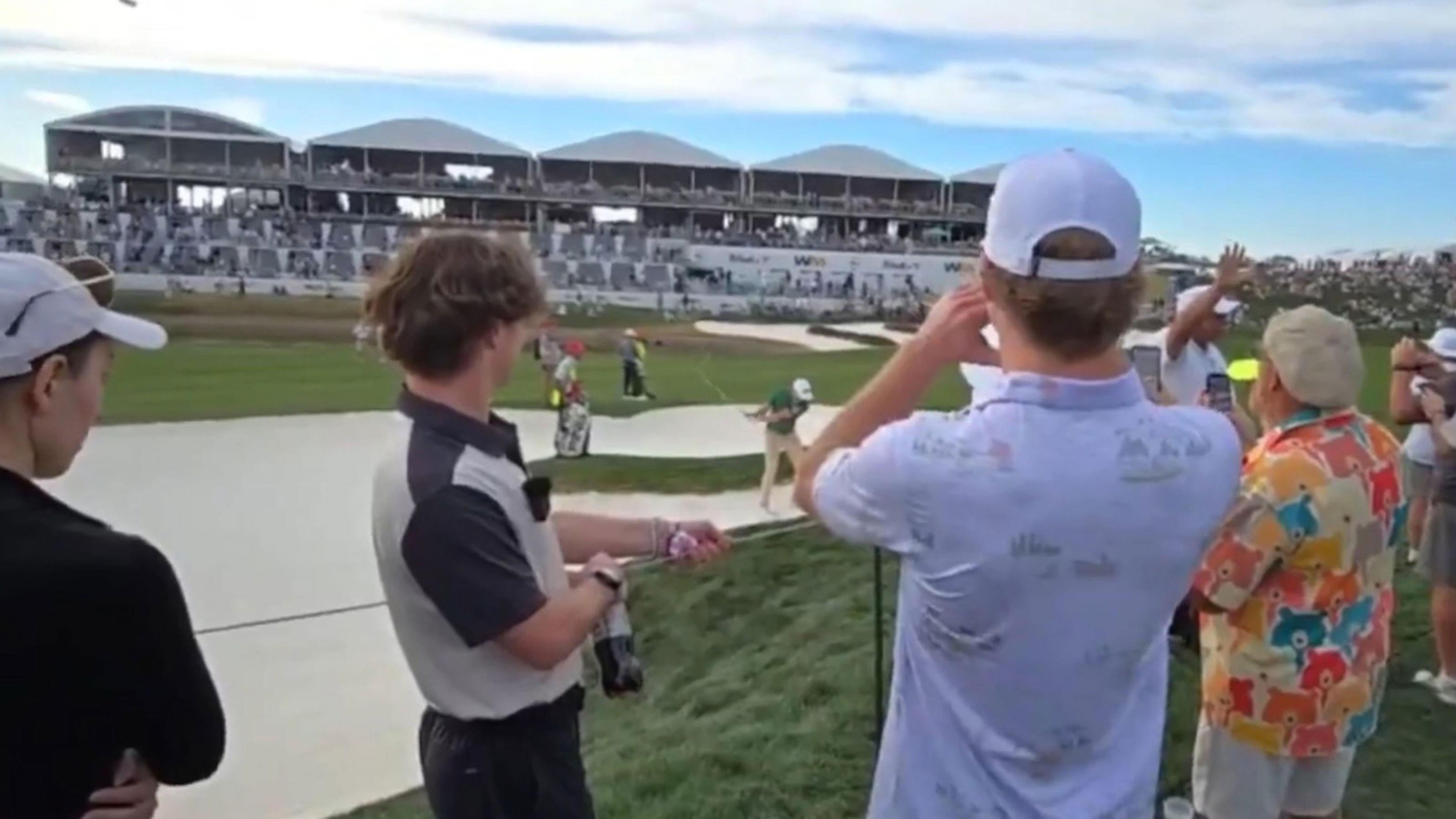 Shocking scenes at the WM Phoenix Open