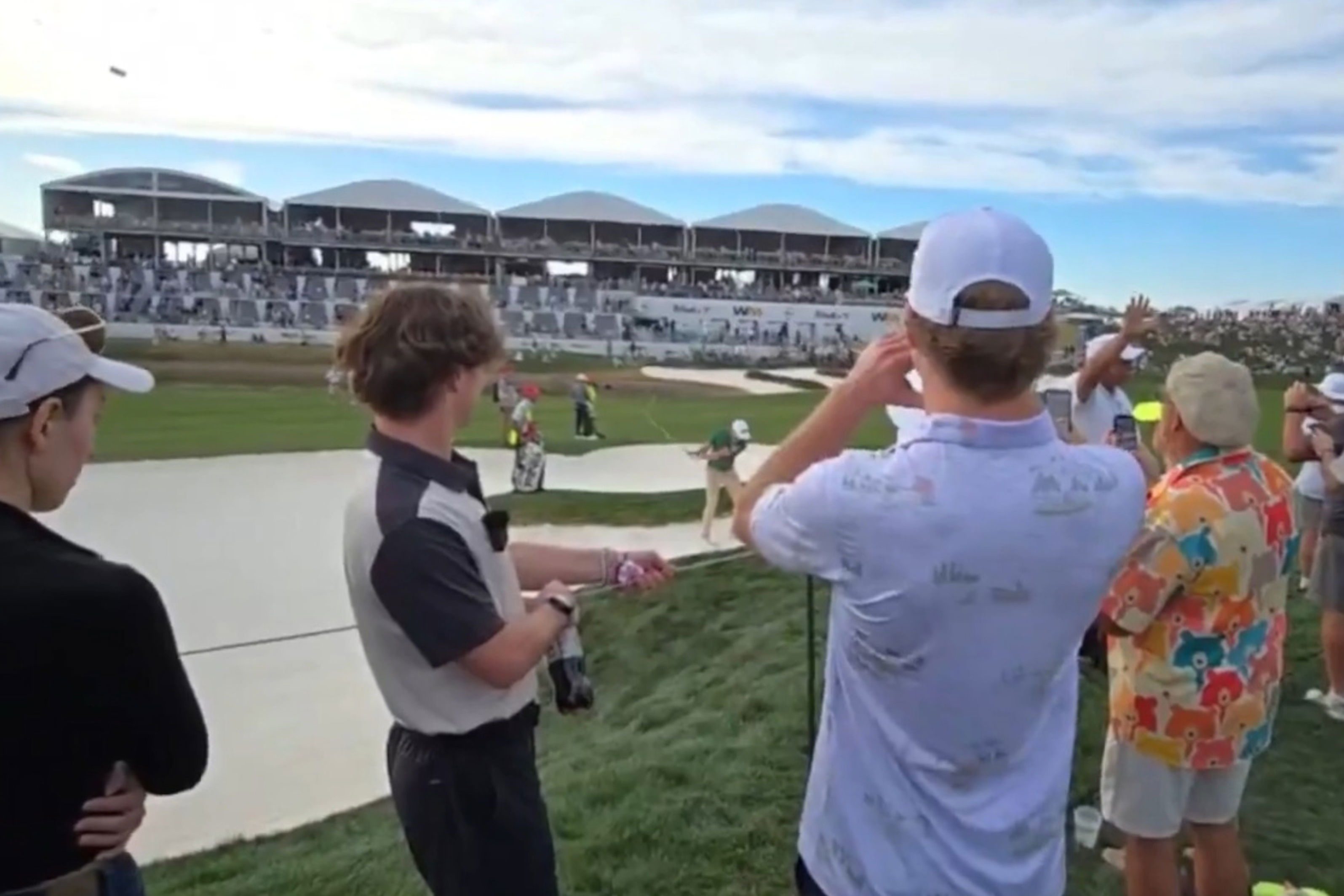 Shocking scenes at the WM Phoenix Open