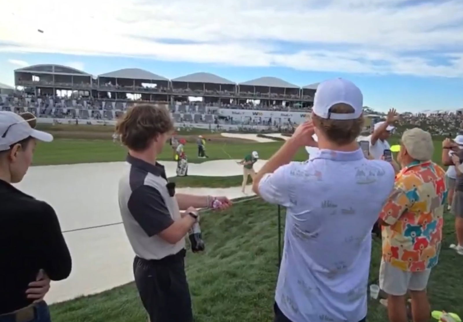 Shocking scenes at the WM Phoenix Open