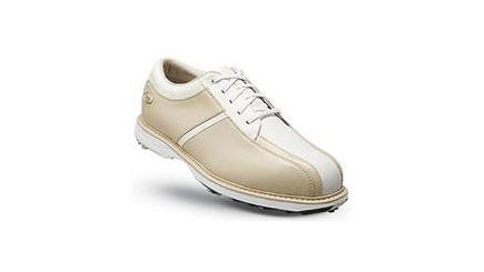 Ladies McKenna Golf Shoes - Natural/White