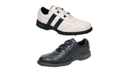 Grenoble II Max Stance Golf Shoes - White/Navy