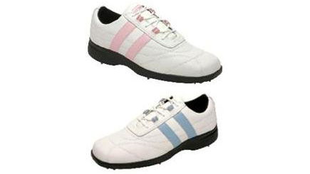 Ladies Lyon II Freedom Comfort Golf Shoes - White/Light