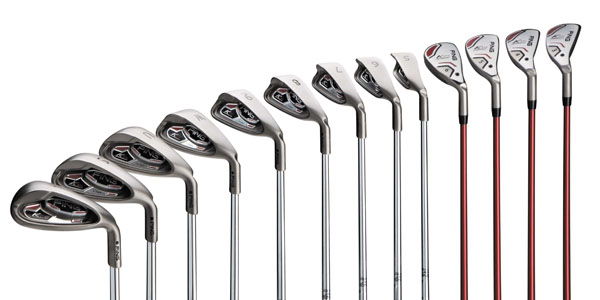 T8 hybrid irons (3-SW, steel)