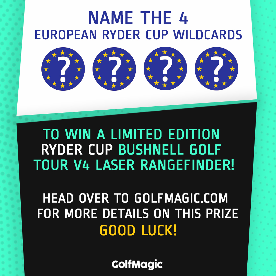WIN! Limited Edition Ryder Cup Europe Bushnell Tour V4 Laser 
