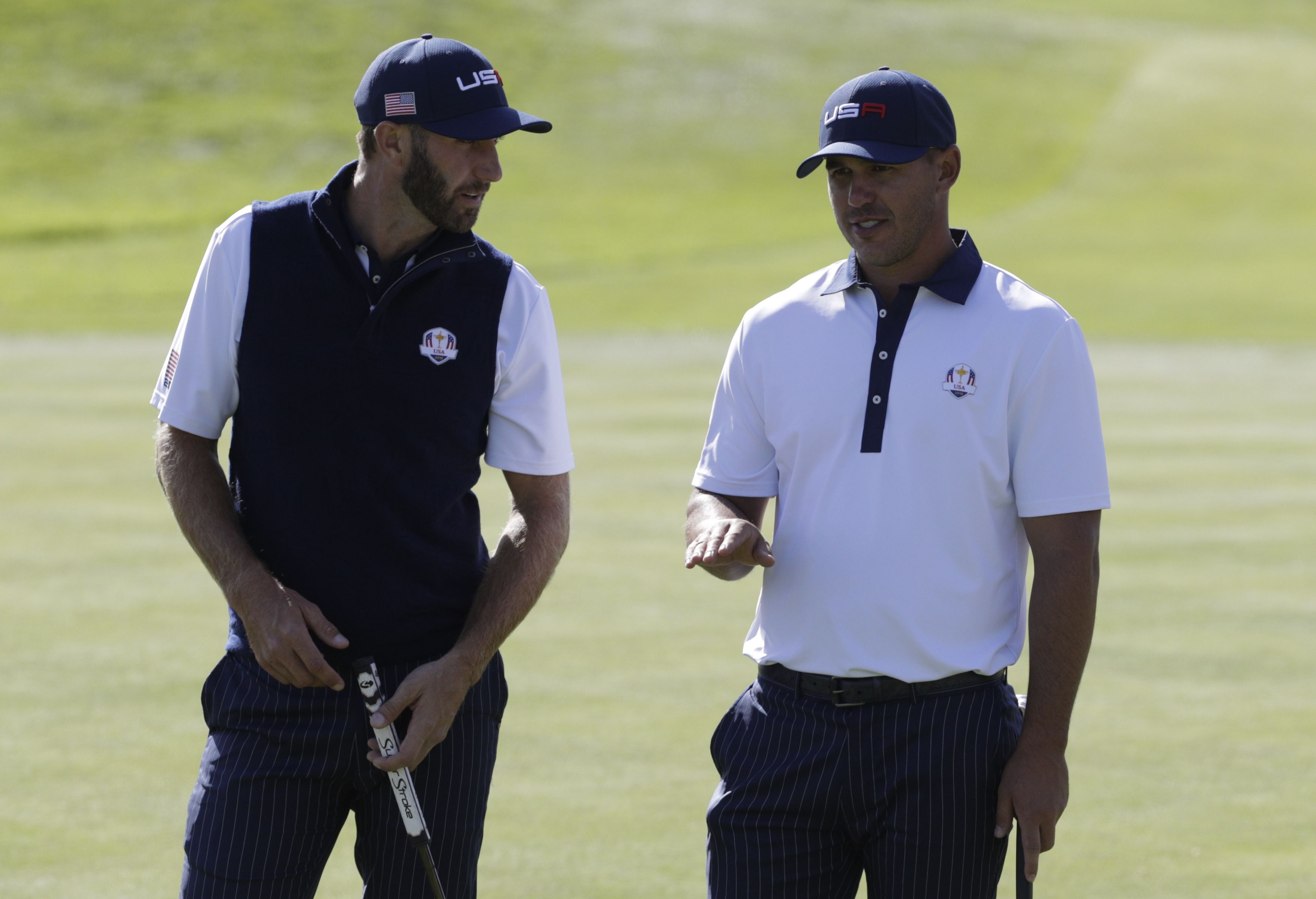 Dustin Johnson and Brooks Koepka get into fight after Ryder Cup defeat