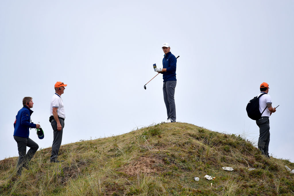 Jordan Spieth on Open drive at 13: It was not 100 yards right