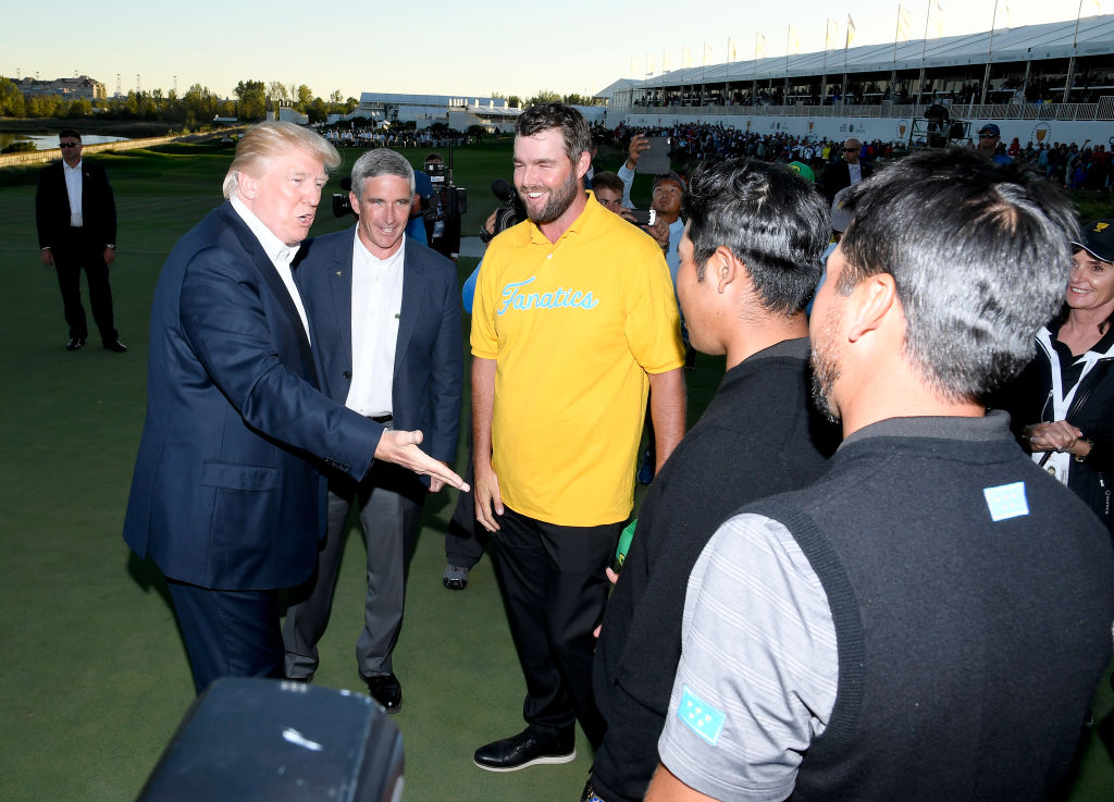 Leishman's wife unhappy with US support at Presidents Cup
