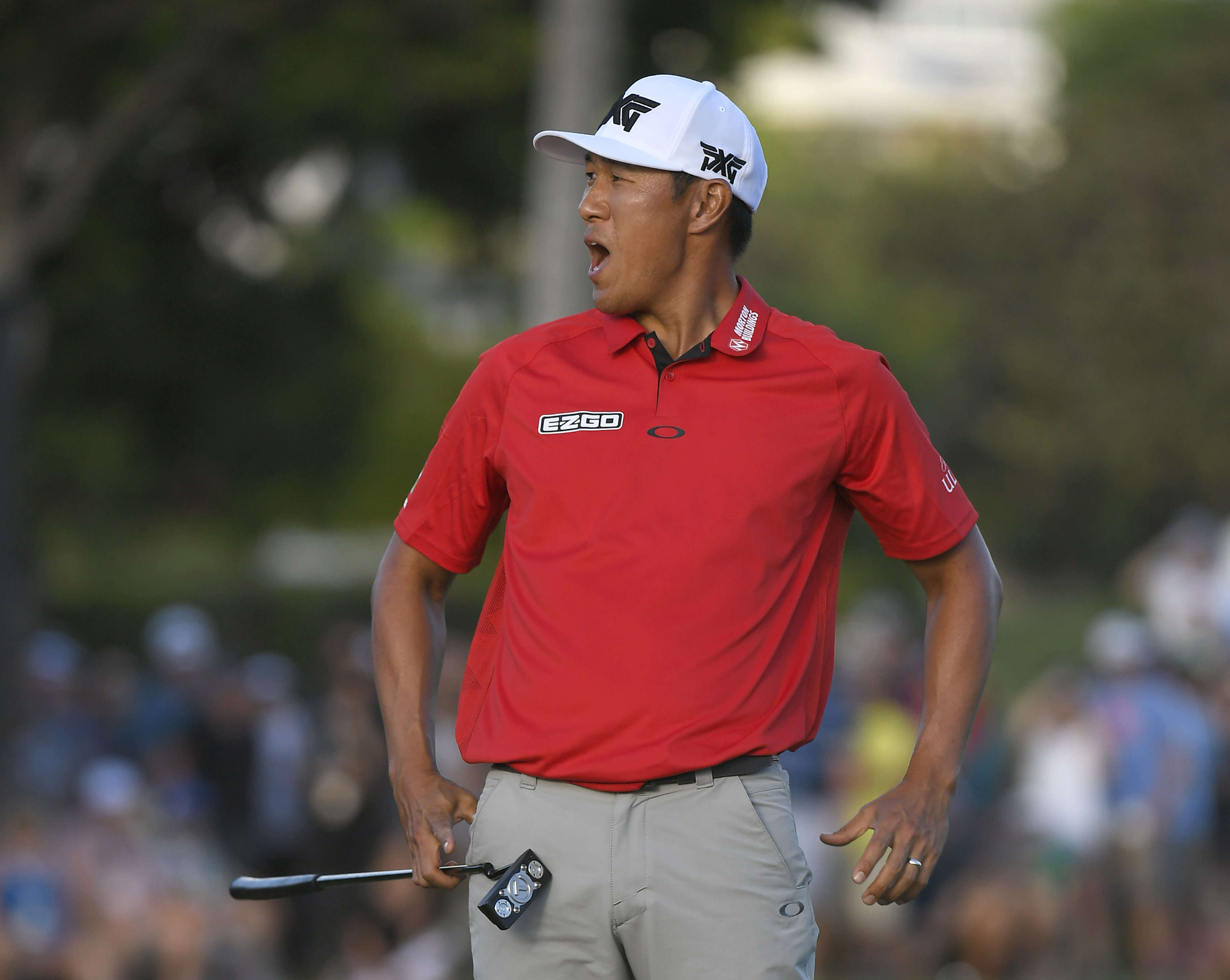 James Hahn blames unruly golf fan for losing his WGC match