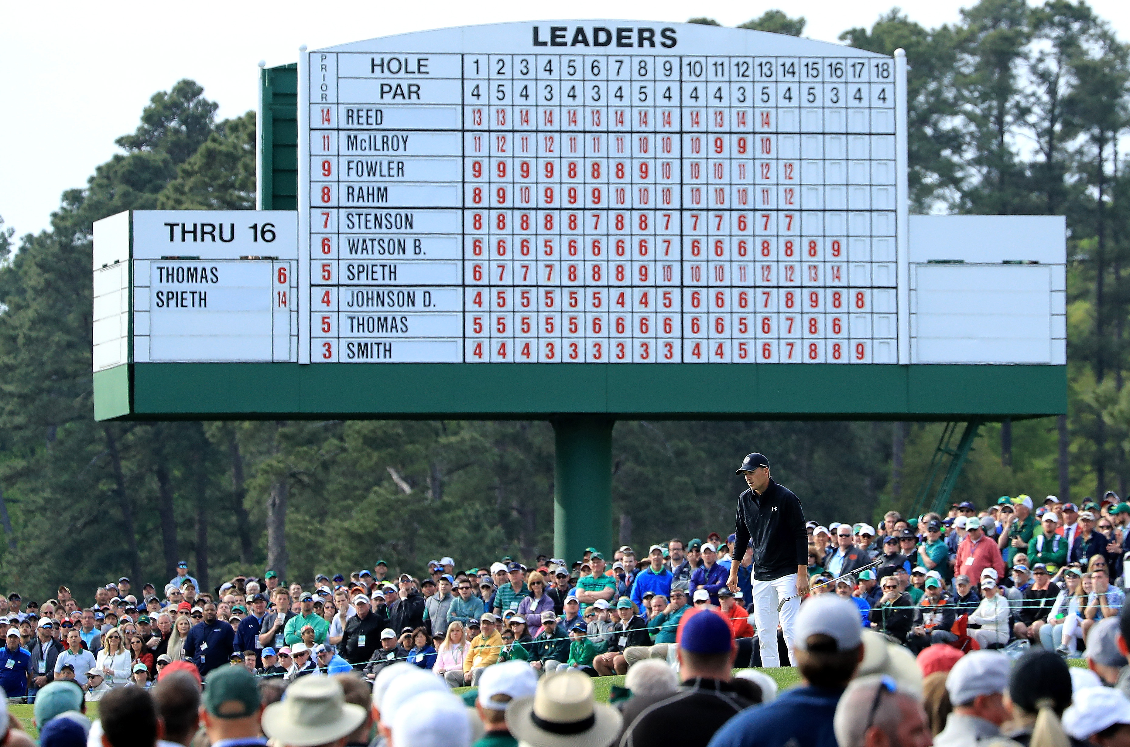 Jordan Spieth: I didn't look once at a Masters board on Sunday