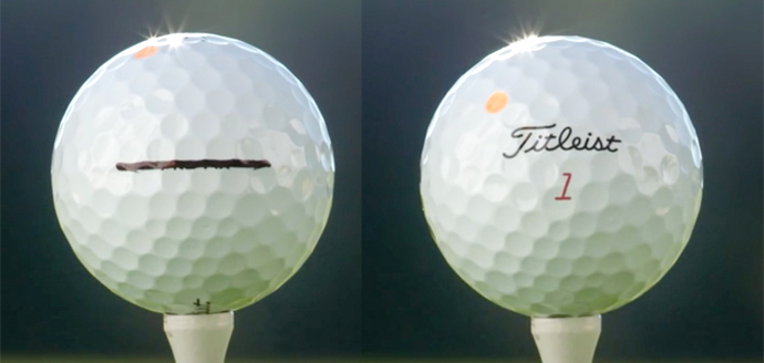 #8 - How does Rickie Fowler mark his golf ball