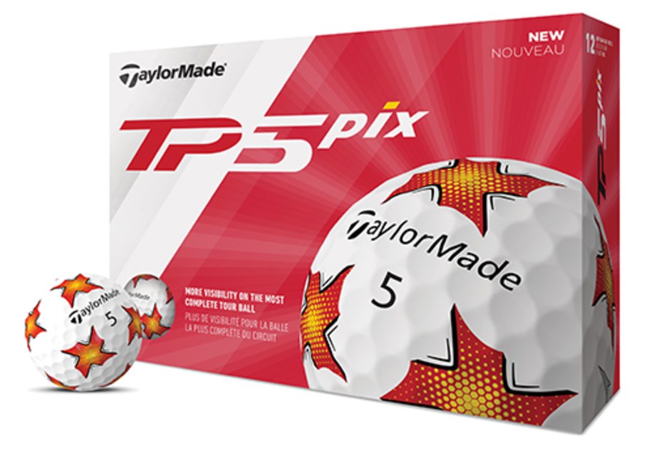 TaylorMade TP5 Pix to help golfers see how the golf ball is rotating