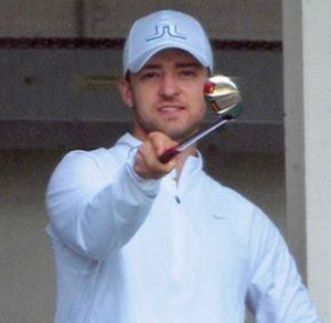 Timberlake: a huge golf fan