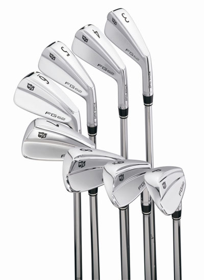 FG62 irons available from 3-iron to pitching wedge