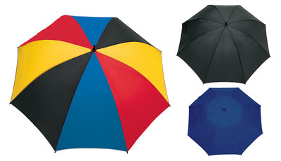 Selection of golf umbrellas