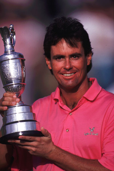 Baker-Finch with the Claret Jug he won in 1991