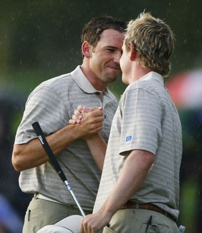 Garcia and Donald were also paired together in Ryder Cups