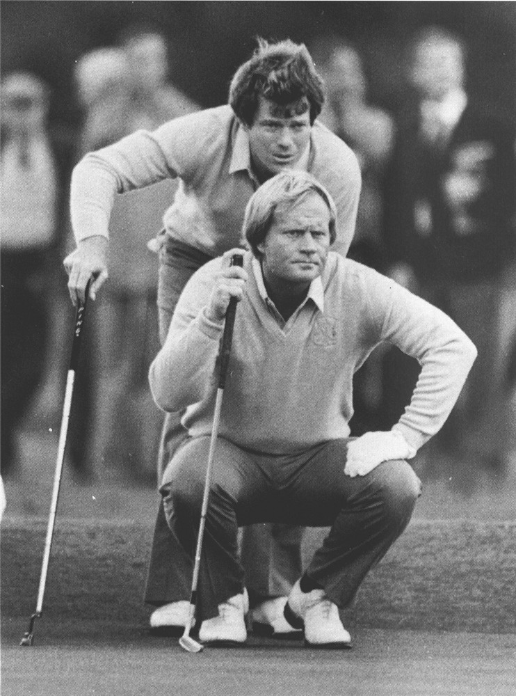 Watson and Nicklaus at the 1981 Ryder Cup