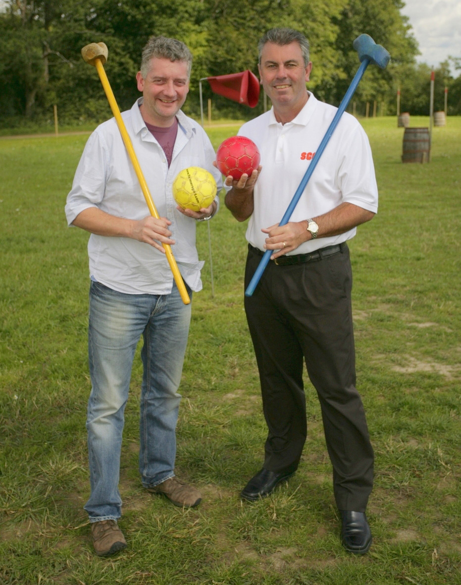 Stuart Beare and Paul Lyons at the Farmersgolf site in West Sussex