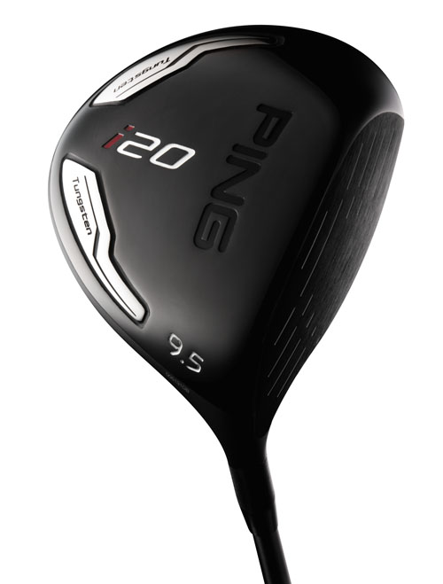 Matt black sole and head of the PING i20 driver