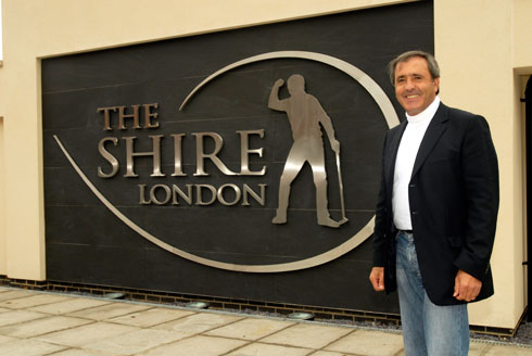 Seve back in 2007 when The Shire opened