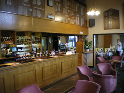 Welcoming bar and restaurant