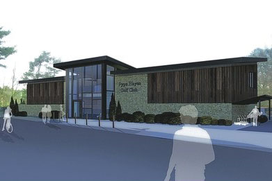 An artist's impression of what the new clubhouse will look like