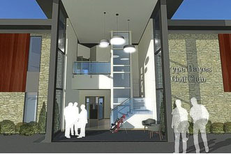 Golf club unveils new clubhouse after arson attack