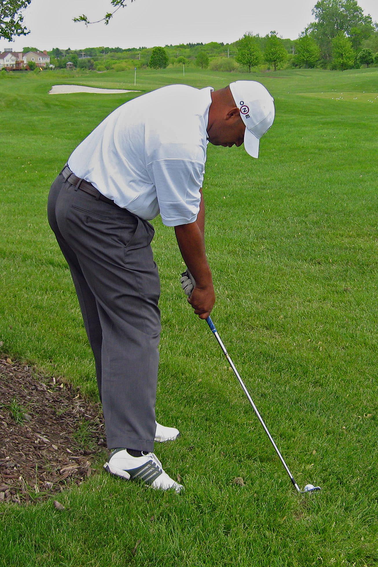 Toughest Golf Shots ball below feet GolfMagic