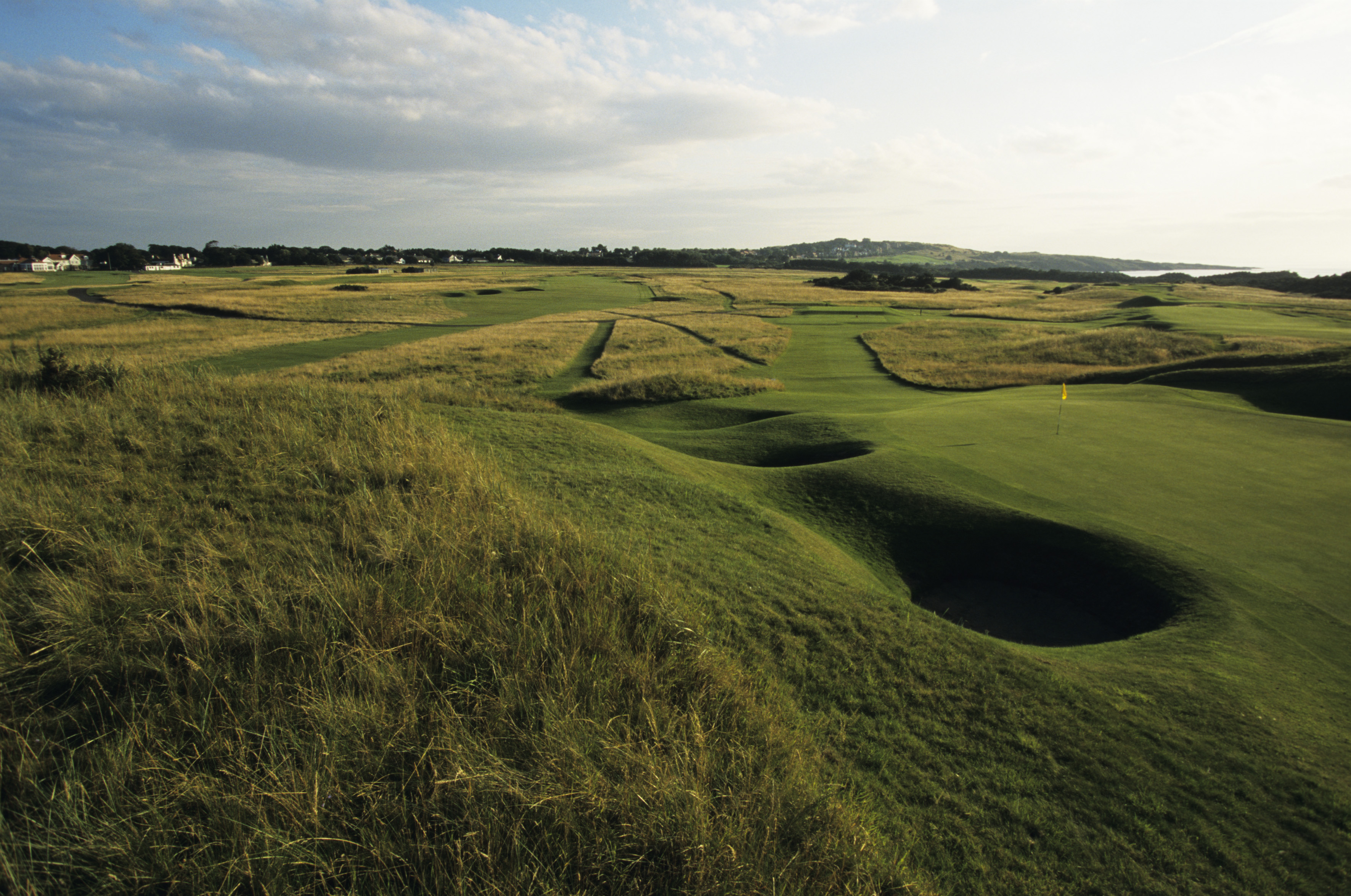 Muirfield is a tough beast in any weather conditions, so how do you play a links style course?