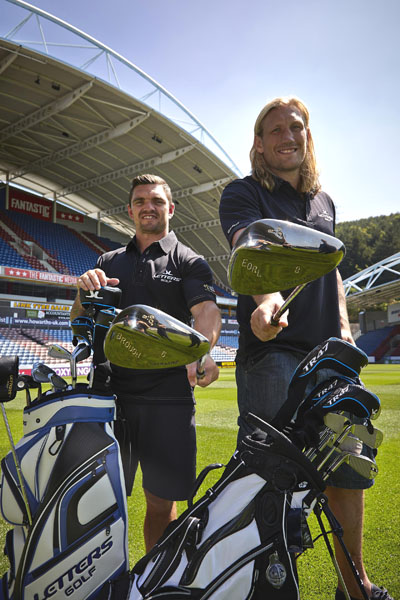 Danny and Eorl with their custom wedges