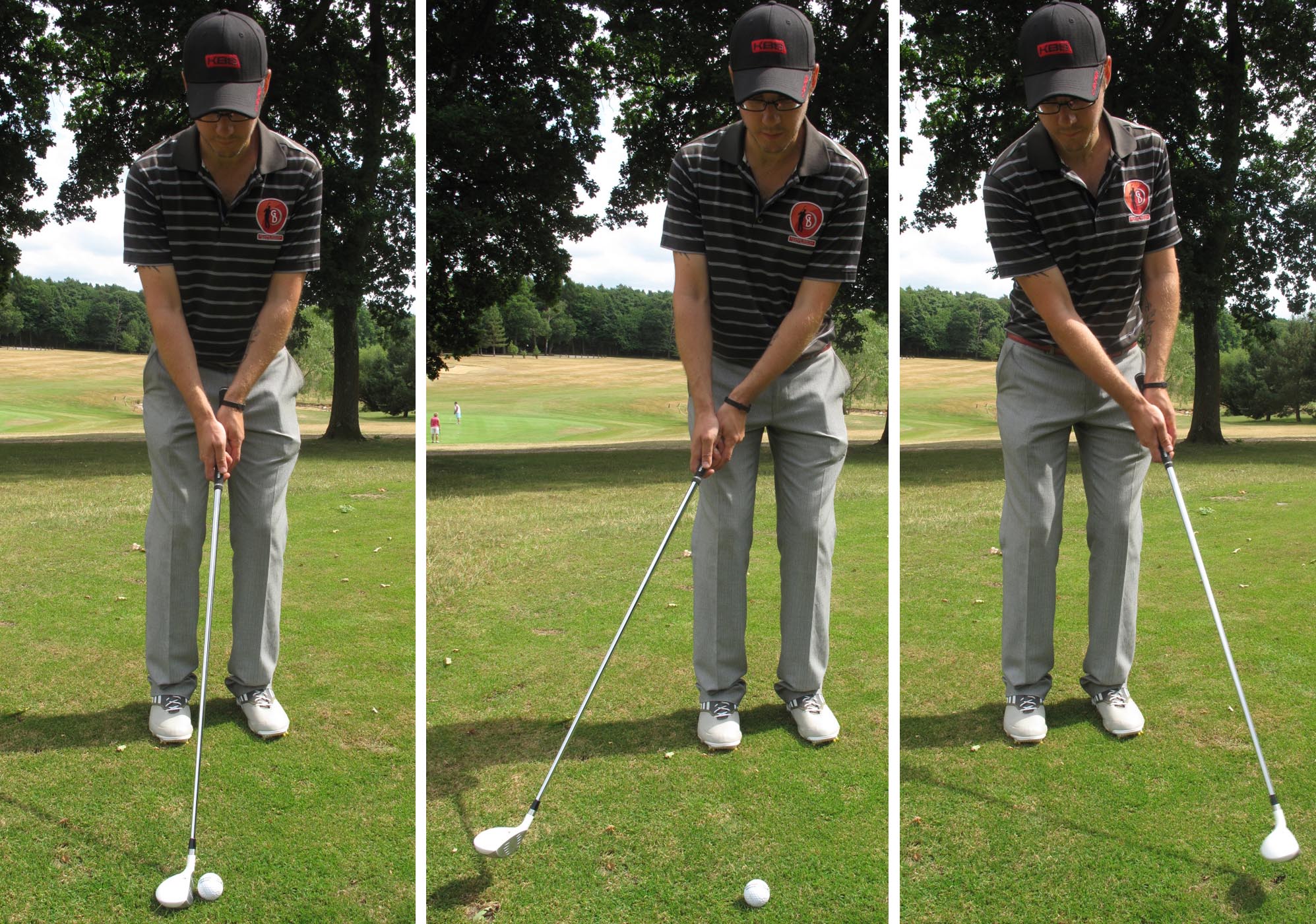 Chipping with a rescue club is a new way to chip and run. Drill it and see how it goes
