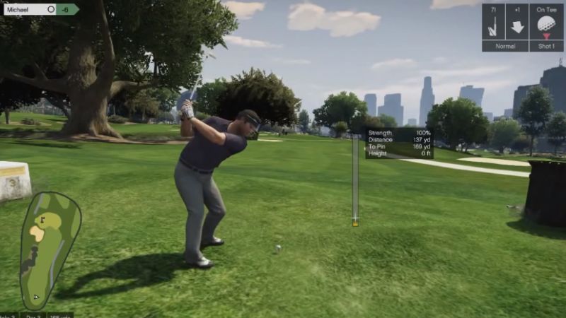 Gamers can play golf in new GTA V