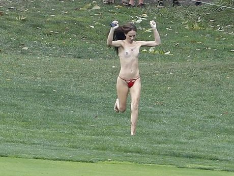 Presidents Cup Streaker 'wanted to create some excitement'
