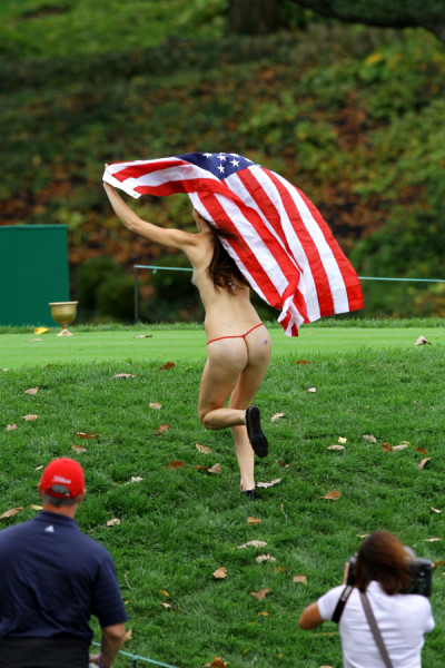 Presidents Cup Streaker 'wanted to create some excitement'