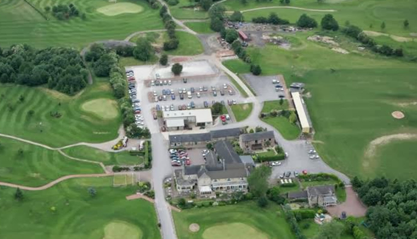 An aerial view of the club