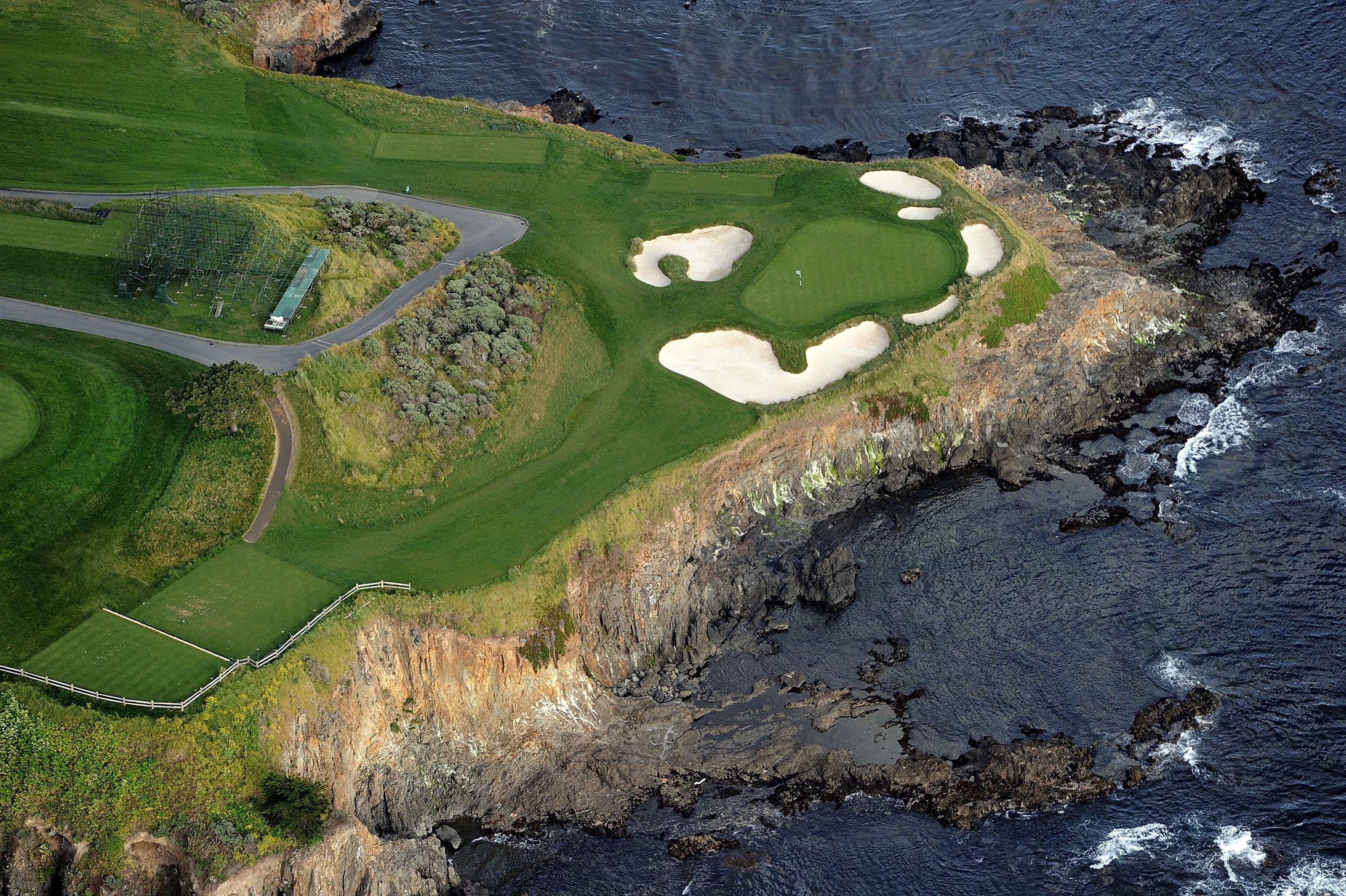 Short, but not sweet - the seventh at Pebble Beach (Photo: Getty Images)