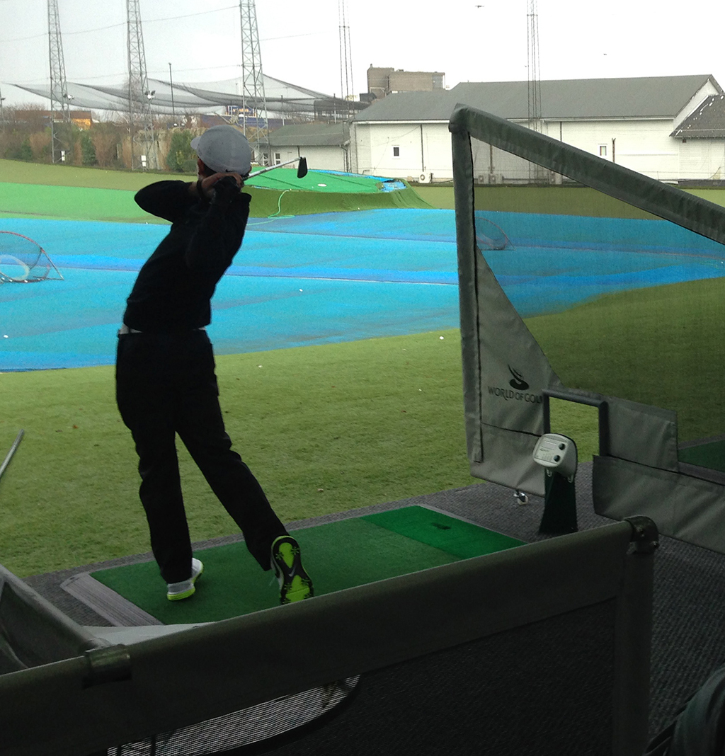 GolfMagic's Andy Roberts in action