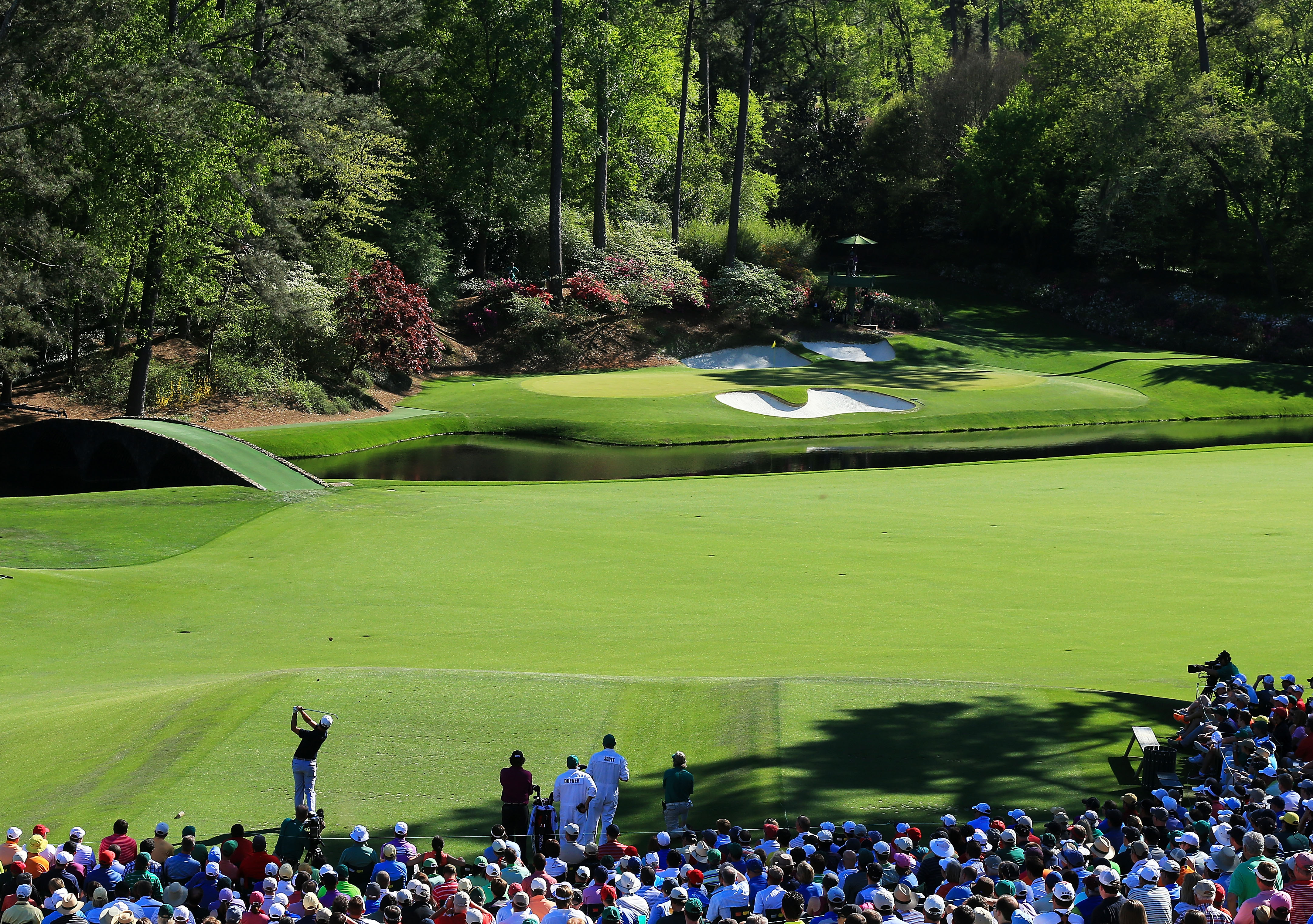 The 12th hole at Augusta National, the heart of Amen Corner (Photo: Getty Images)