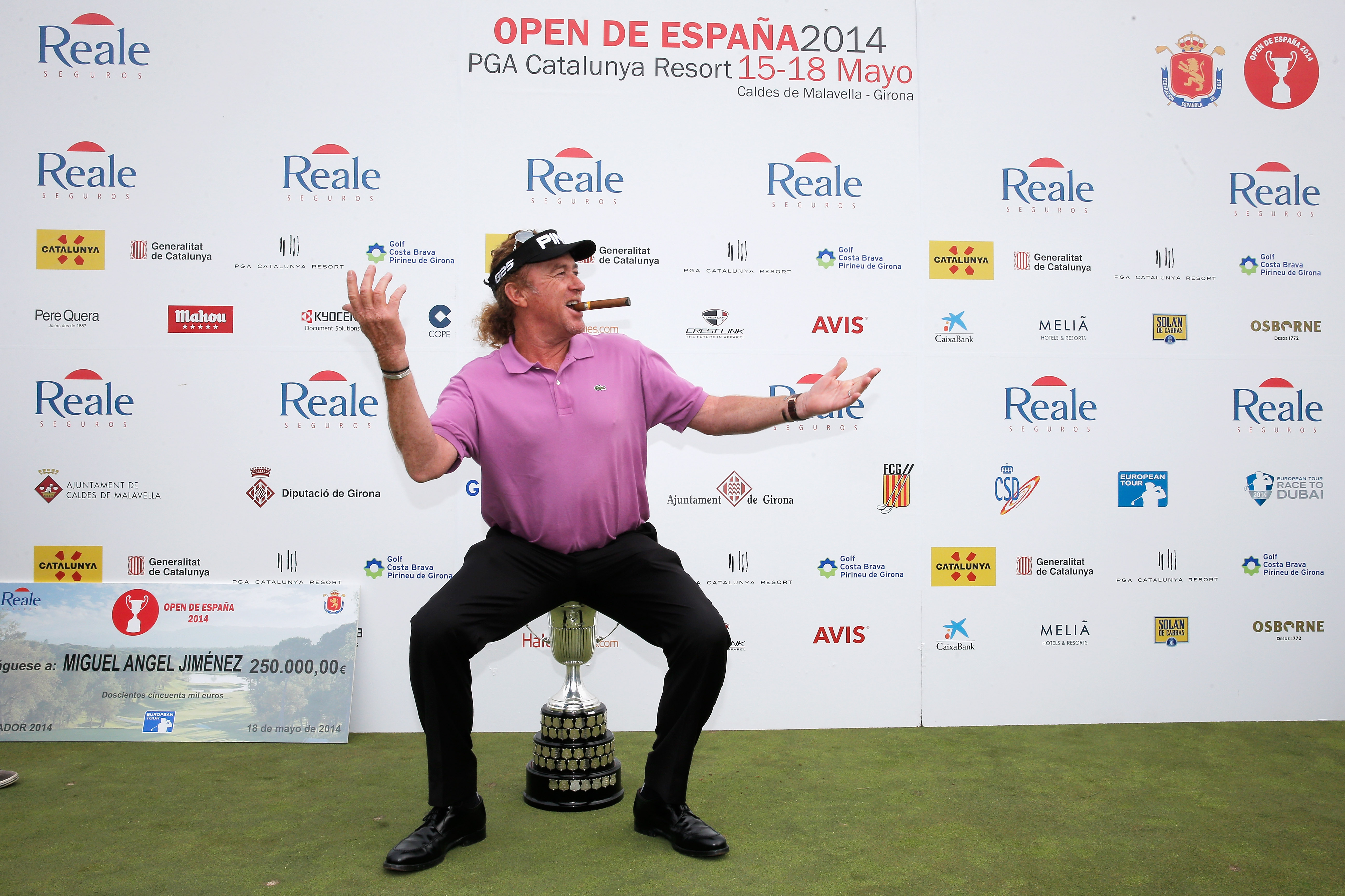 Jimenez is the oldest ever winner on the European Tour, breaking his own record last year, aged 50, at the Open de Espana (Photo: Getty Images)