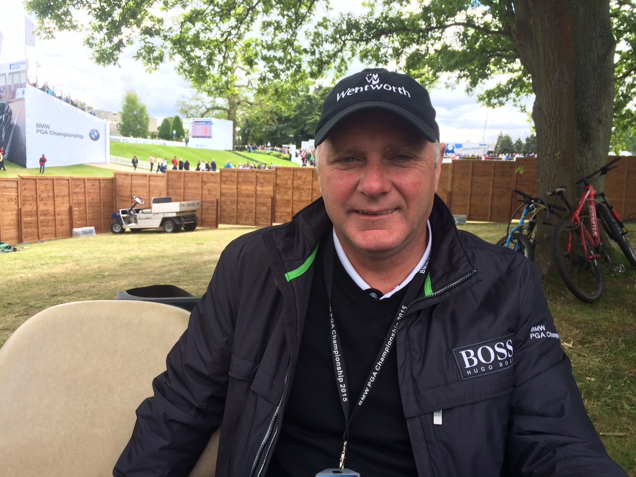 Scotland's Kenny Mackay, 51, is in charge of his third BMW PGA Championship at Wentworth 