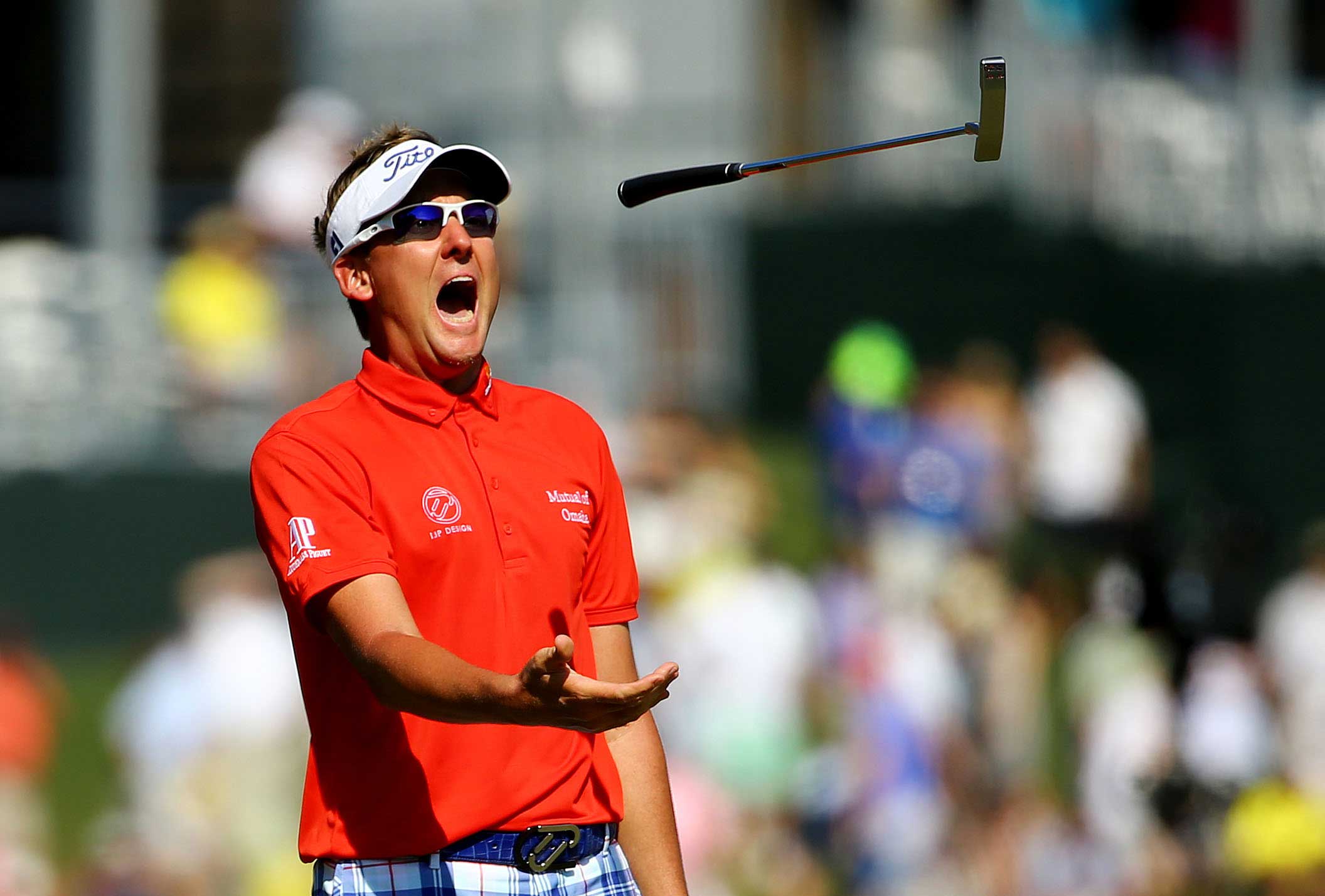 Ian Poulter was beaten by a 14-year-old Horsfield over nine holes (Photo: Getty Images)