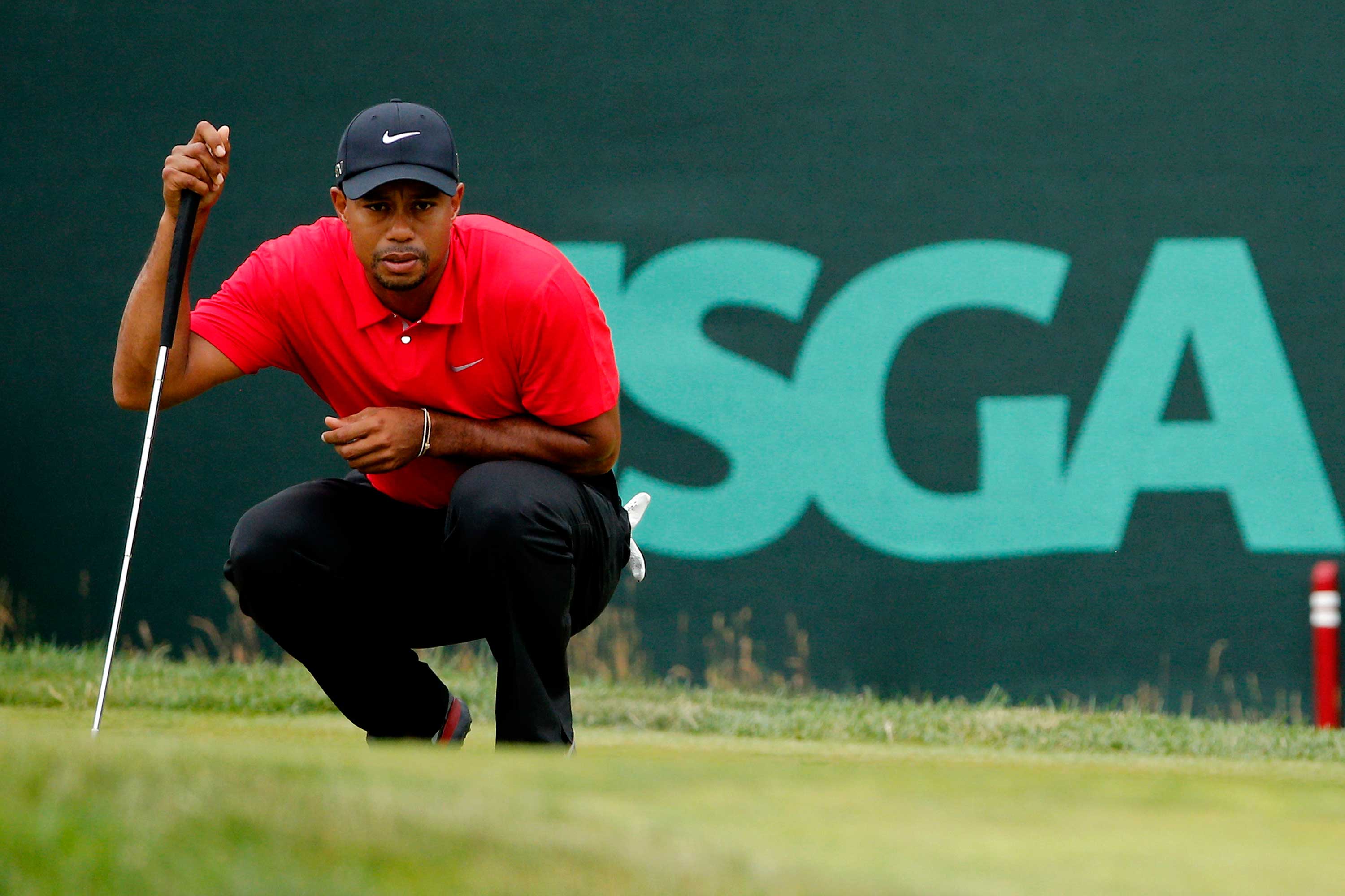 Will Tiger Woods shoot worse than 85 at Chambers Bay? (Photo: Getty Images)