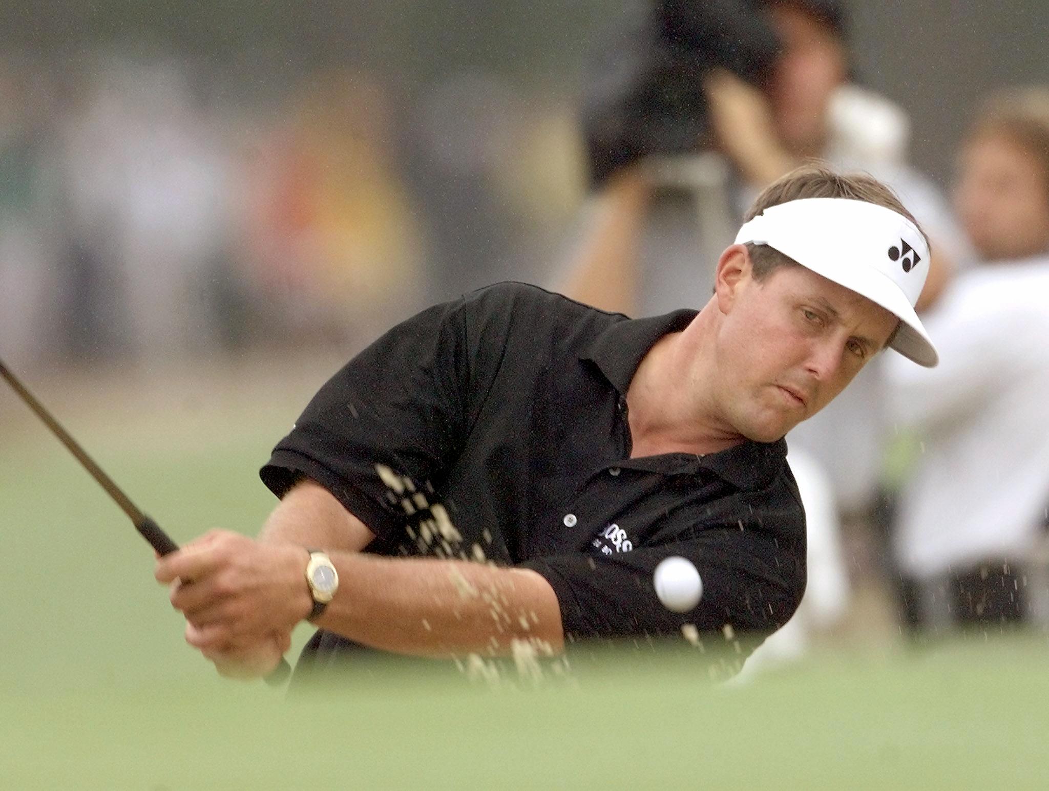 Mickelson's wife was expecting their first child around the 1999 US Open (Photo: Getty Images)